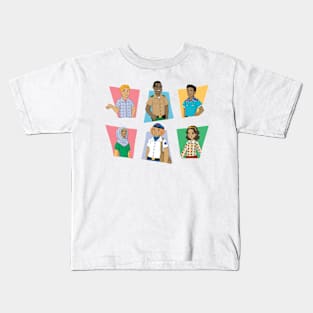 La Familia Rocha design 6: Characters Kids T-Shirt